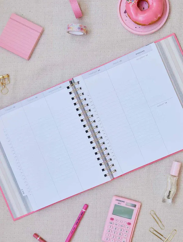 2025 Daily Hustle Planner | Pink