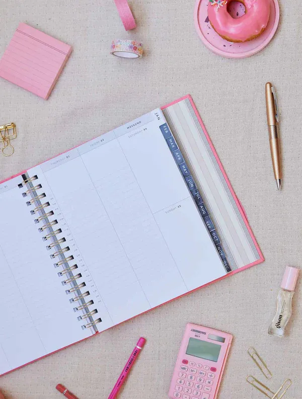 2025 Daily Hustle Planner | Pink