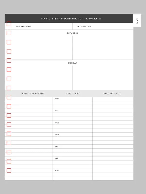 2025 Daily Hustle Planner | Pink