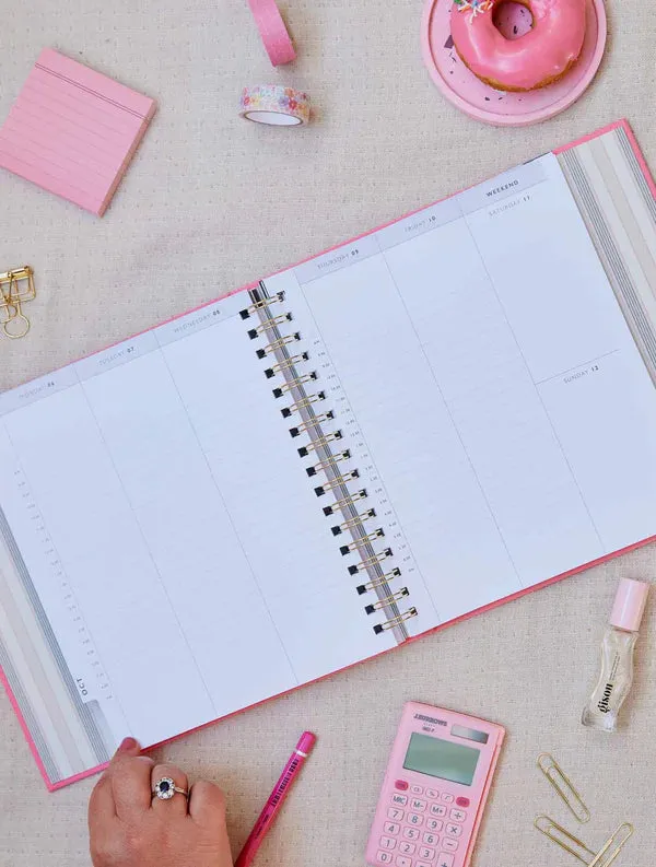 2025 Daily Hustle Planner | Pink