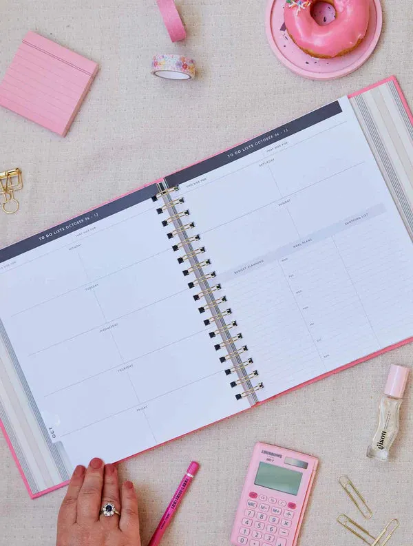 2025 Daily Hustle Planner | Pink