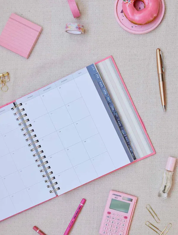 2025 Daily Hustle Planner | Pink