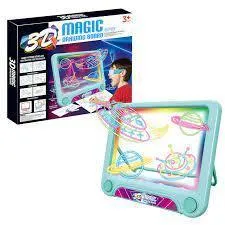 3D Magic Drawing Board - Assorted Colours