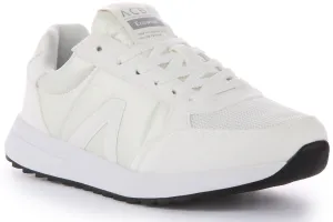 ACBC Lace up Trainer In White