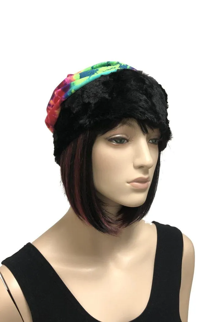 Acid Splash Sabeanie with Minky Trim