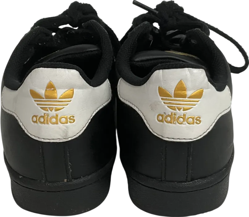 adidas Black Superstar Trainers UK 5.5 EU 39.5 👞