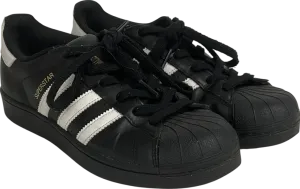 adidas Black Superstar Trainers UK 5.5 EU 39.5 👞