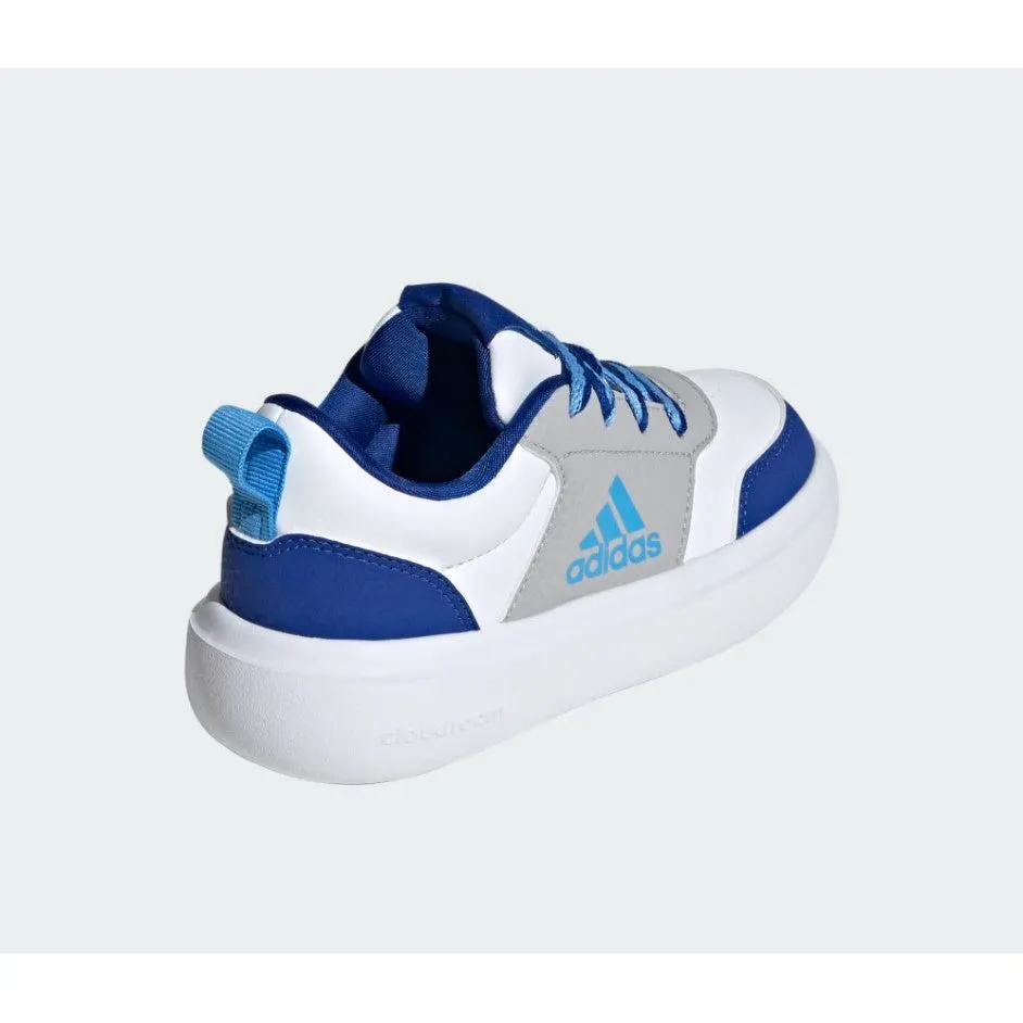 Adidas Boys Park Street Trainer Cloud White/Blue/Royal Blue