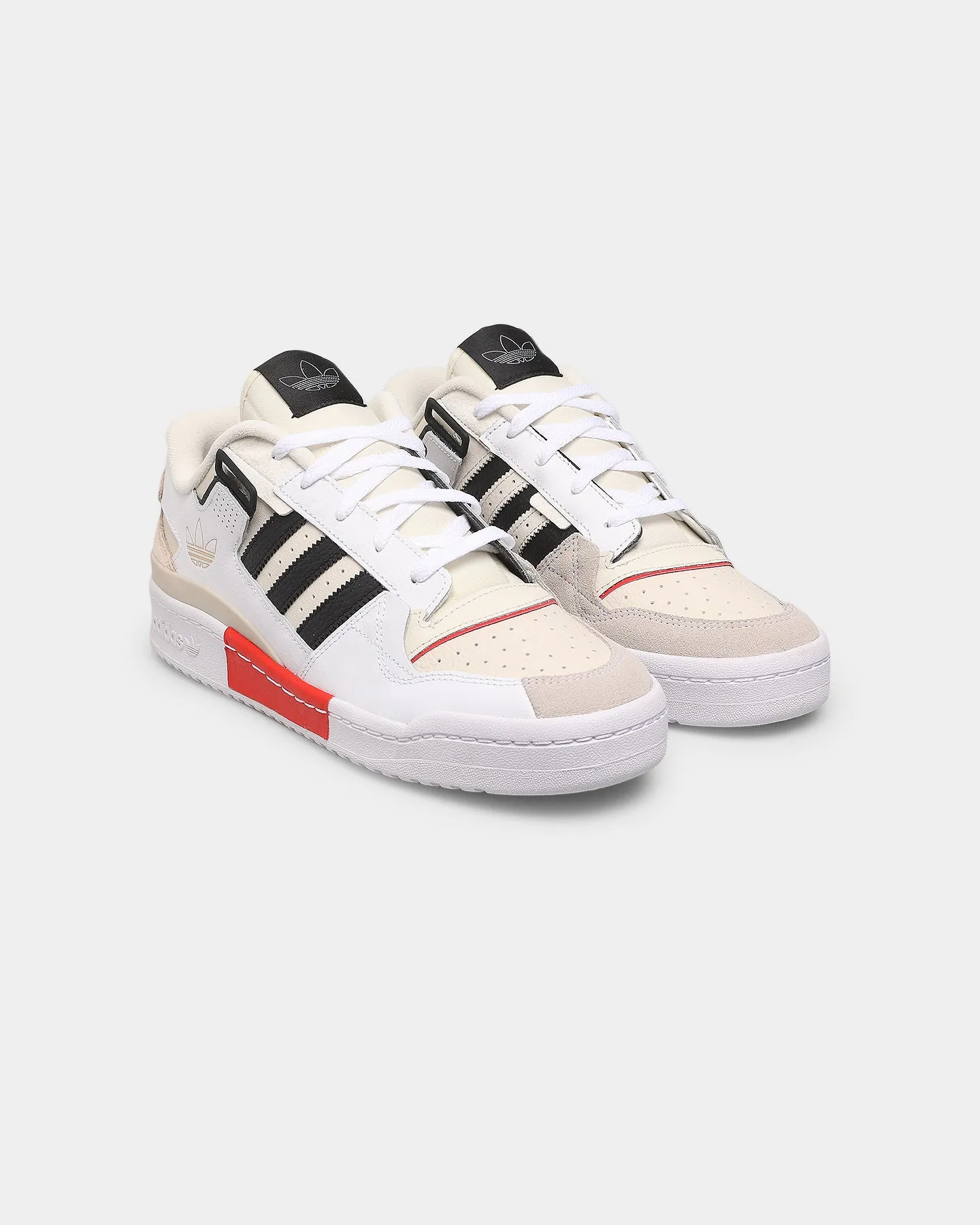 Adidas Forum Exhibit Low White/Black/Red