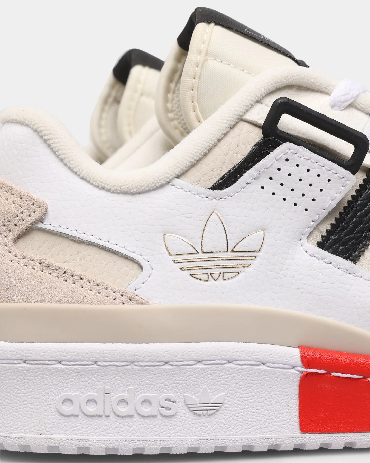 Adidas Forum Exhibit Low White/Black/Red