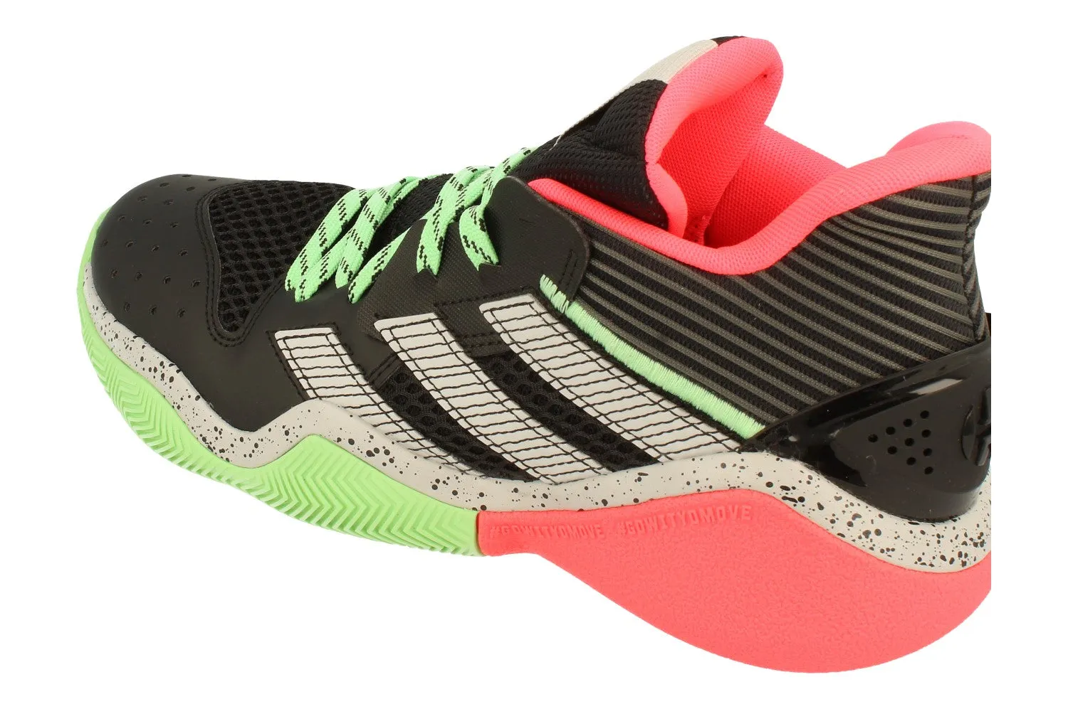 Adidas Harden Stepback Mens Basketball Trainers Sneakers FW8486