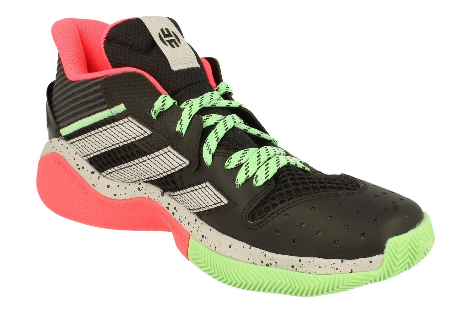 Adidas Harden Stepback Mens Basketball Trainers Sneakers FW8486