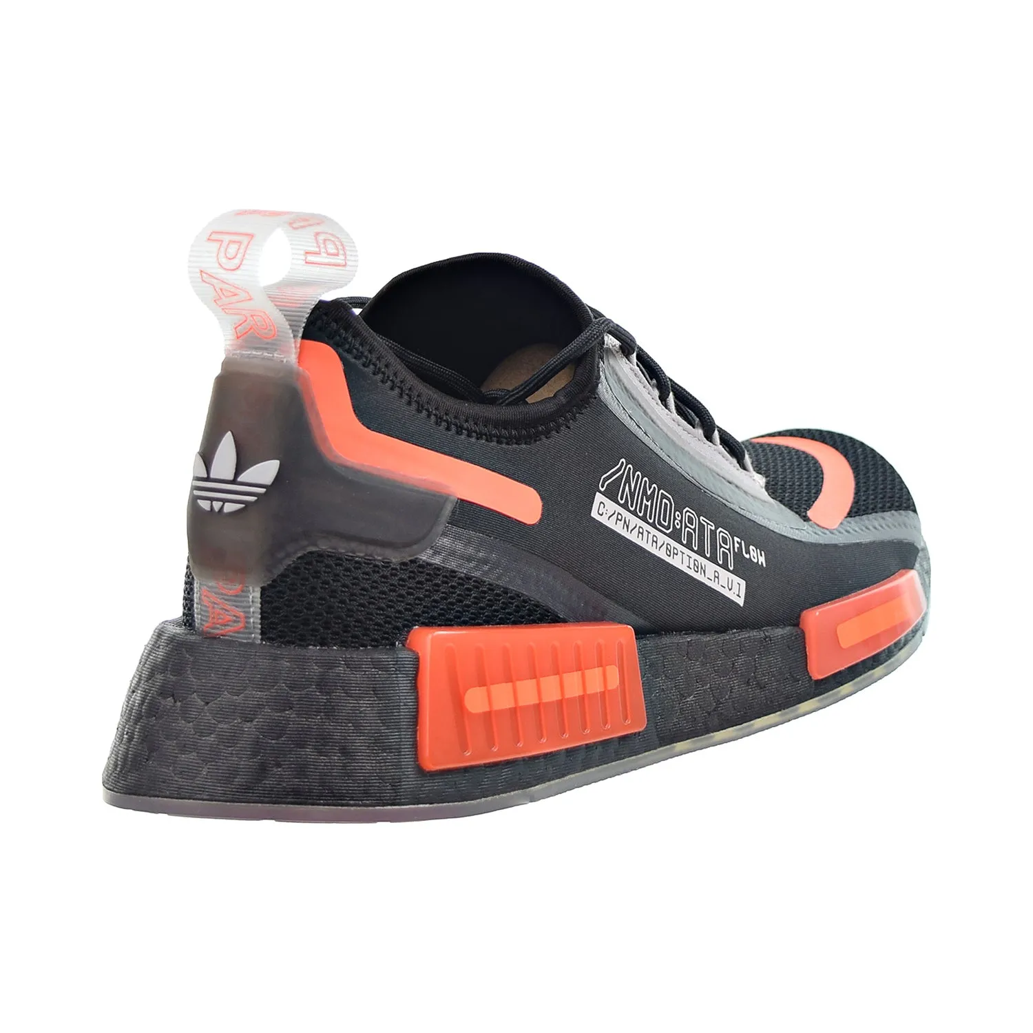 Adidas NMD_R1 Spectoo Men's Shoes Core Black-Carbon-Team Solar Orange