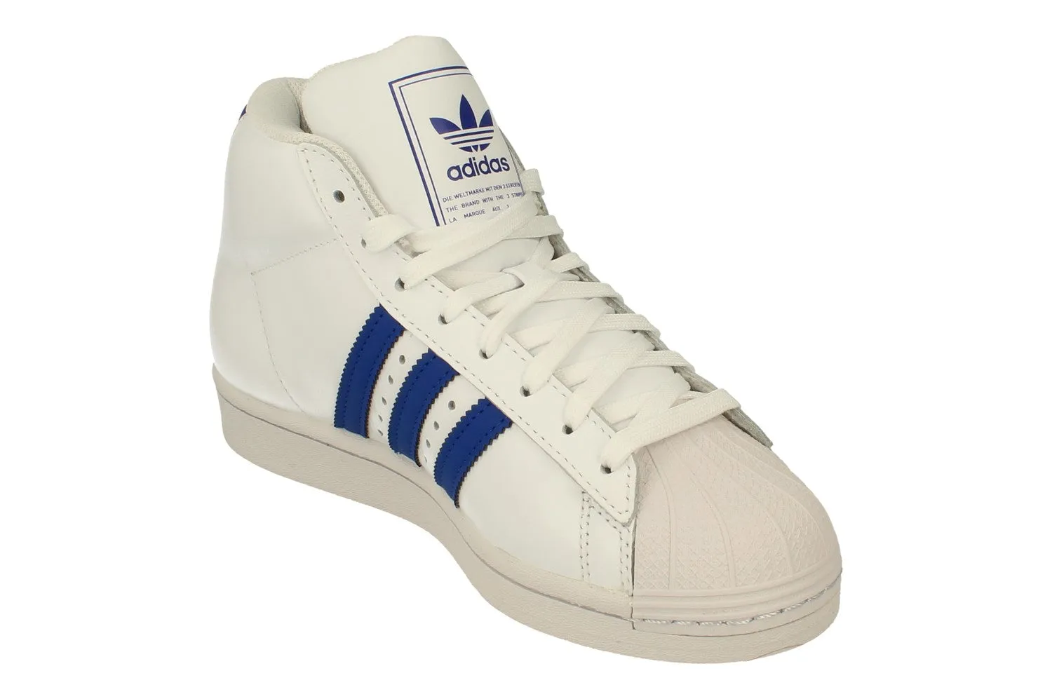 Adidas Originals Pro Model Mens Hi Top Trainers Sneakers FV4977