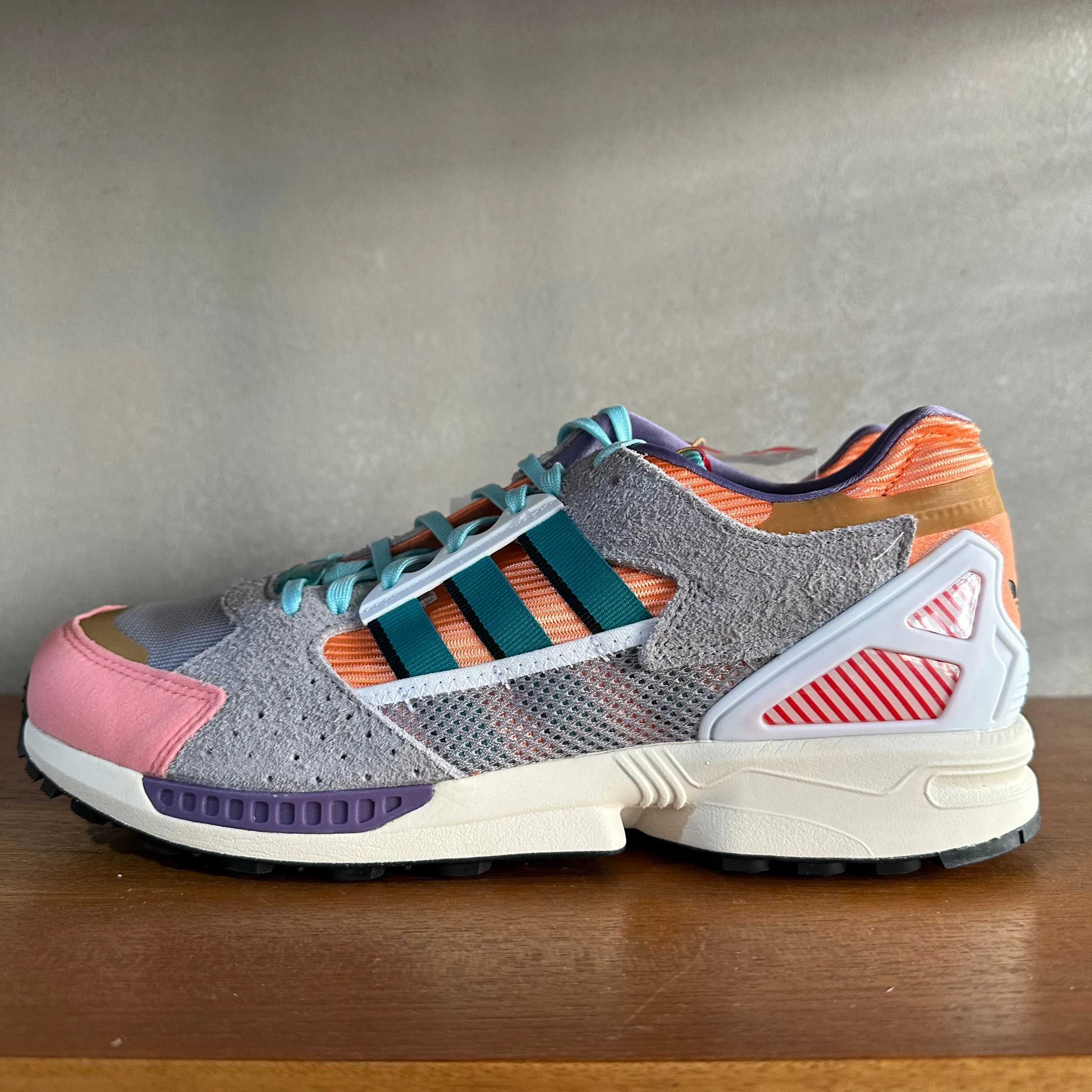 adidas ZX 10/8 Trainers - Candyverse / Mesa / Eqt Green - UK 9.5