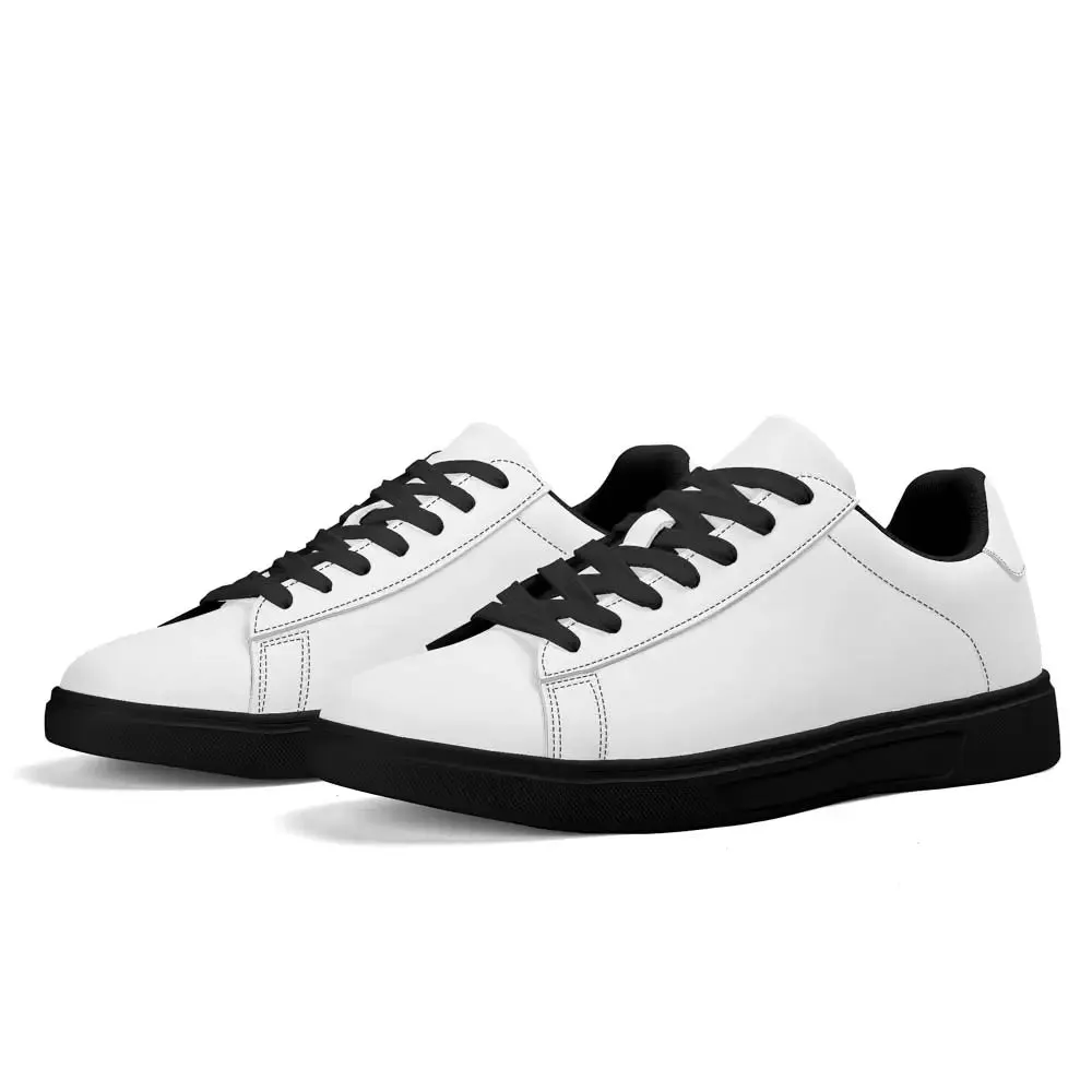 Adult Lightweight Brand Low Top Leather Skateboard Shoes WIth Personalized Logo /Name