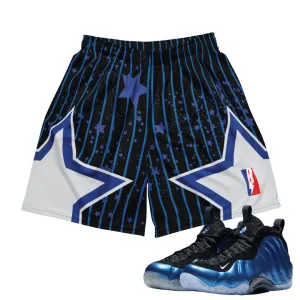 Air Foamposite One Royal Mesh Magic Shorts