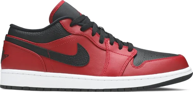 Air Jordan 1 Low Reverse Bred, black and red