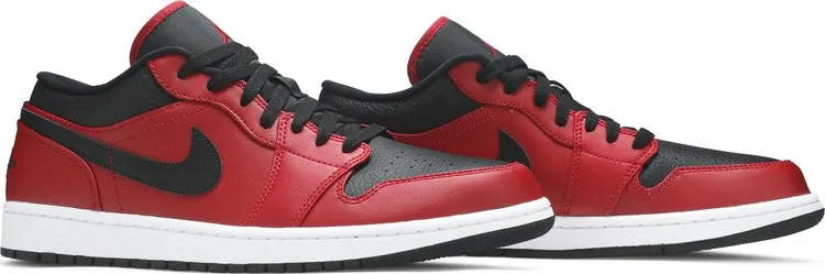 Air Jordan 1 Low Reverse Bred, black and red