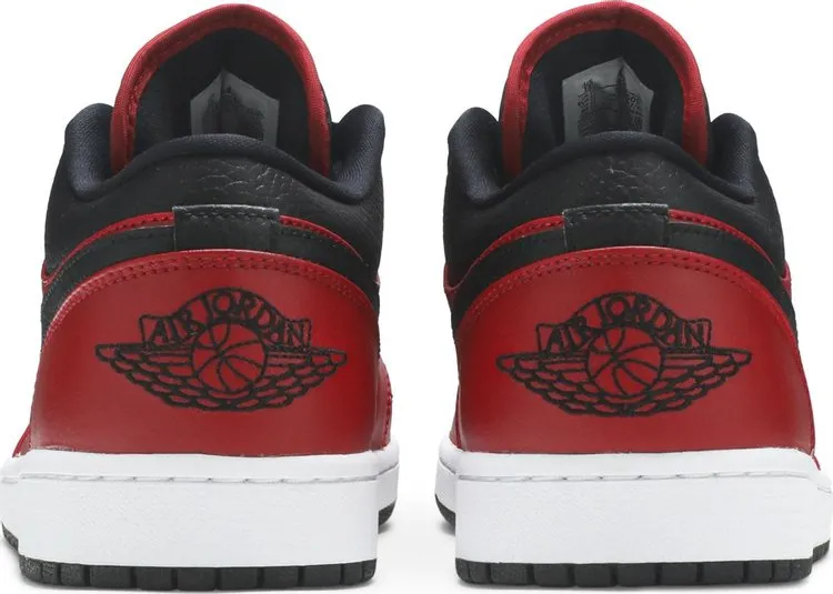 Air Jordan 1 Low Reverse Bred, black and red