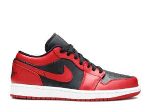 AIR JORDAN 1 LOW 'REVERSE BRED' sneakers, black