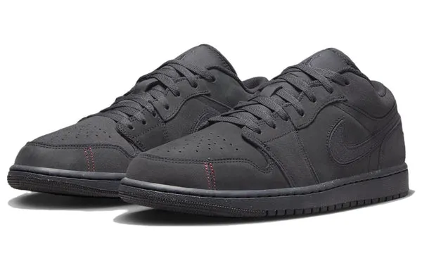 Air Jordan 1 Low SE Craft 'Dark Smoke Red', Gray