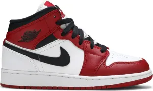 Air Jordan 1 Mid GS Chicago, red