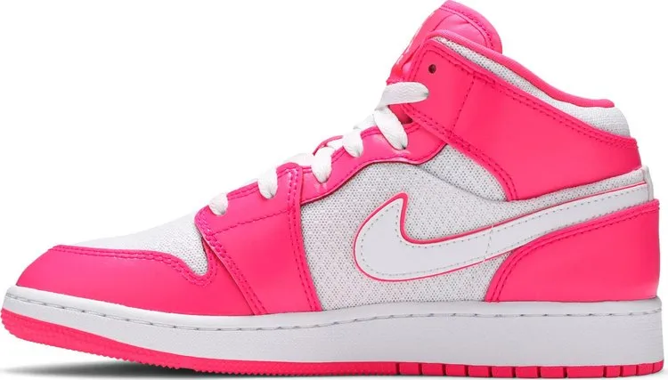 Air Jordan 1 Mid GS Hyper Pink