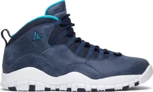 Air Jordan 10 Retro Los Angeles Sneakers, Blue