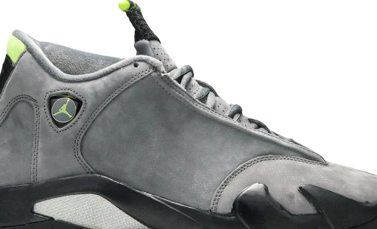 Air Jordan 14 Retro Chartreuse sneakers, gray