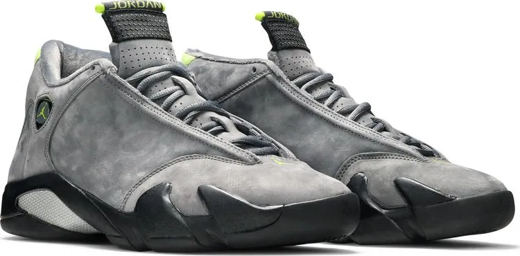 Air Jordan 14 Retro Chartreuse sneakers, gray