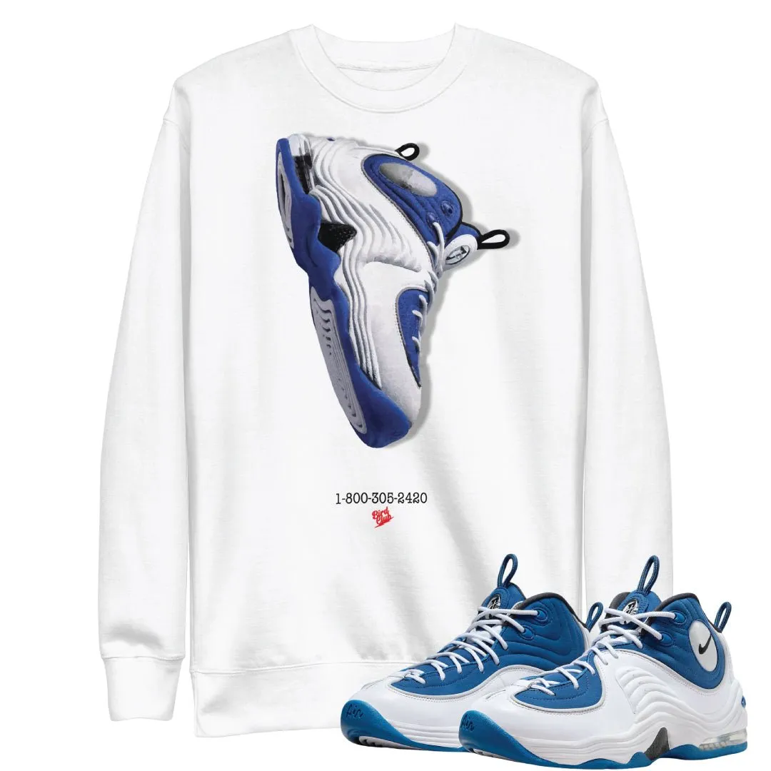 Air Penny 2 Atlantic Blue "Penny Ad" Sweatshirt