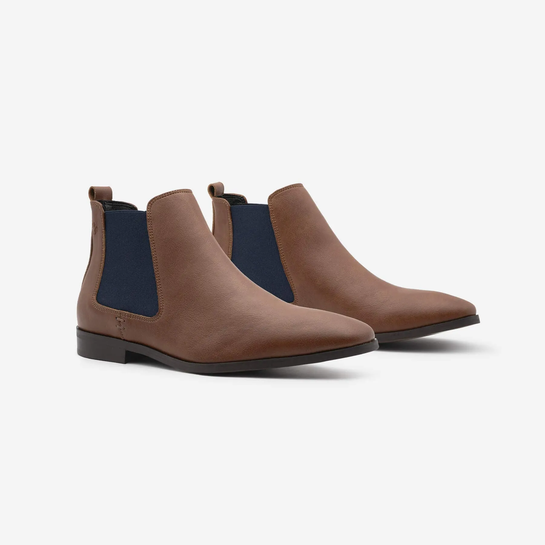 Alan Men's Vegan Ankle Boots | Brown