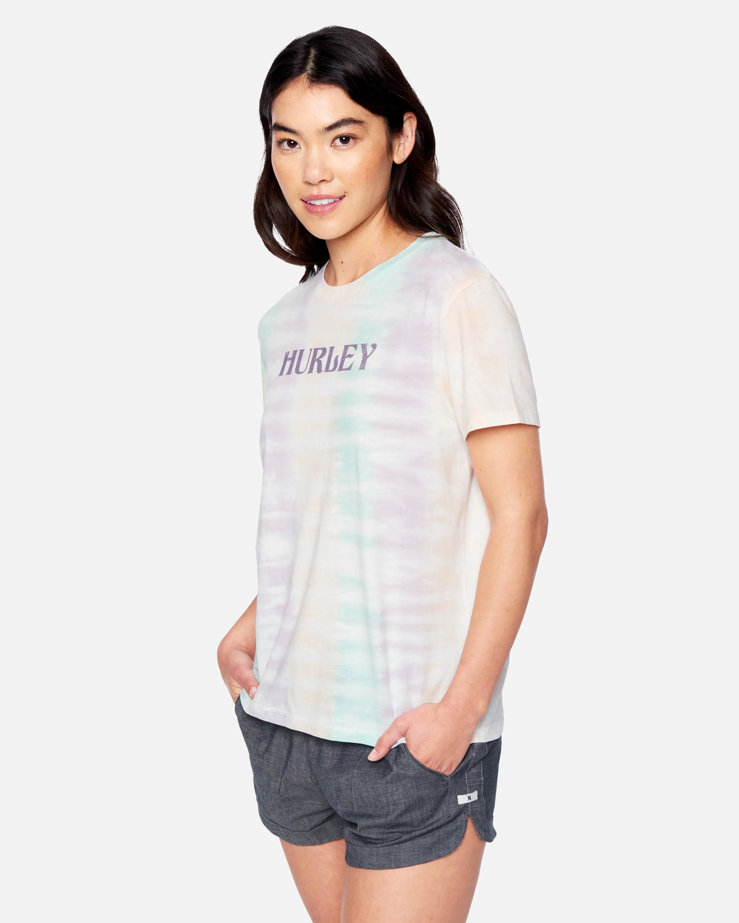 Alchemy Tie Dye Relaxed Girlfriend Short Sleeve T-Shirt