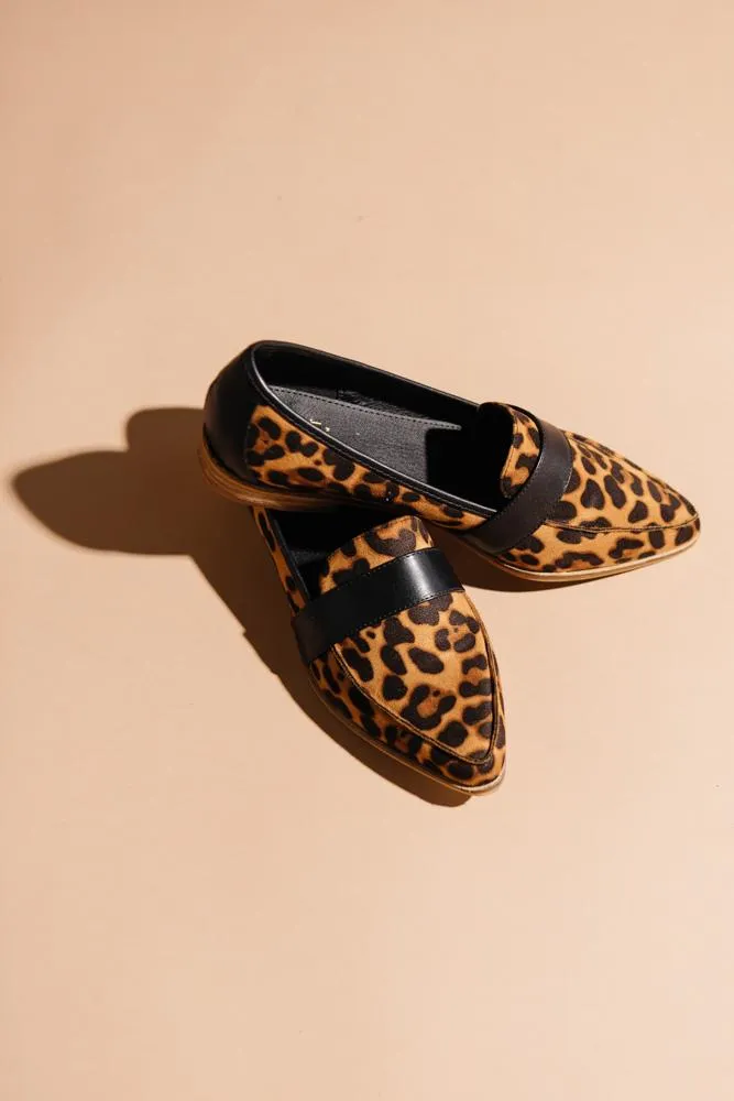 Alma Leopard Print Loafer