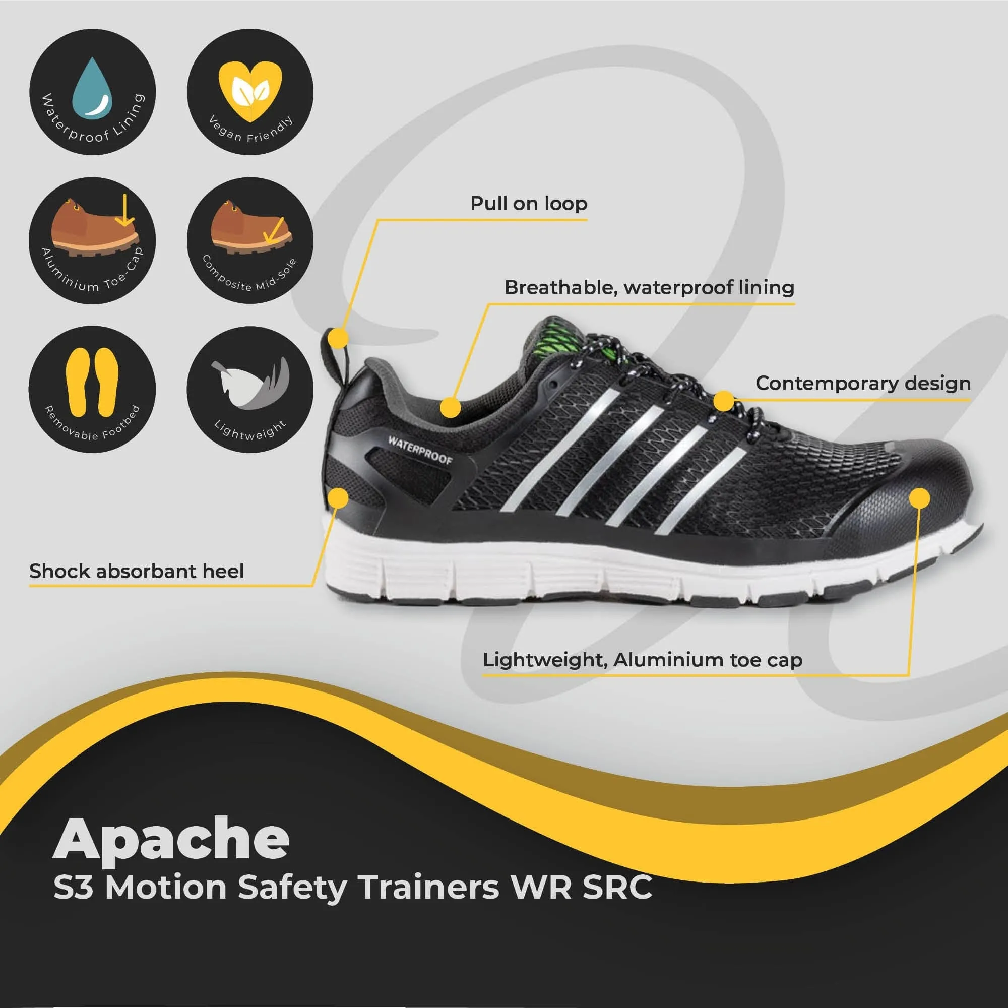 Apache Motion Safety Trainers S3 WR SRC