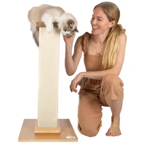 AUSSIE FURBABY Cat Scratching Post - 81cm Scratch Post Cat Tower, Durable Tall Cat Scratcher Post, Perfect for Cat Scratching Needs. Cat Scratching Posts protect furniture. Vertical cat toys for cats