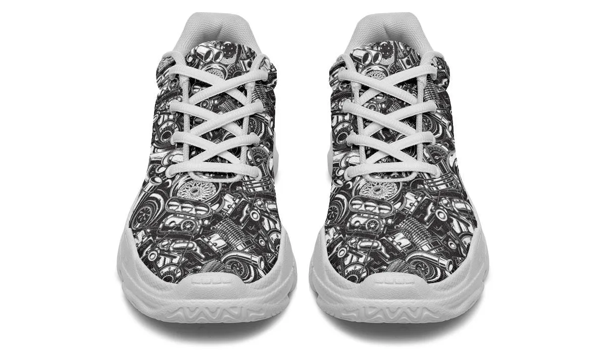 Automobile Parts Chunky Sneakers