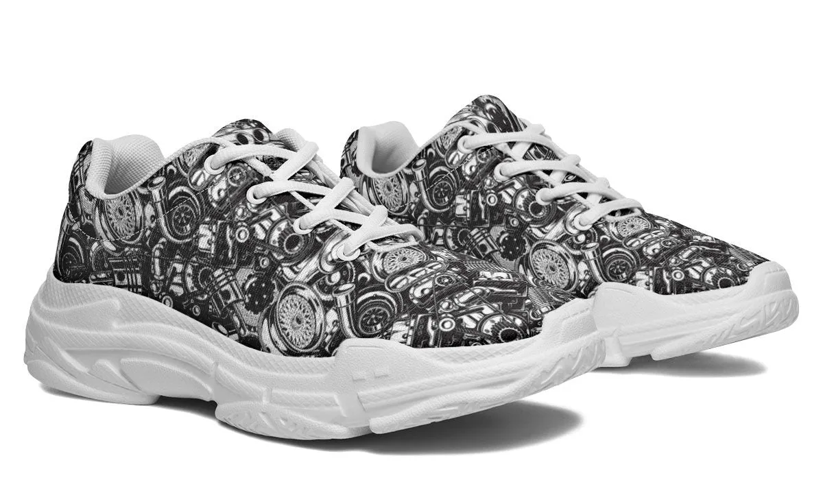 Automobile Parts Chunky Sneakers