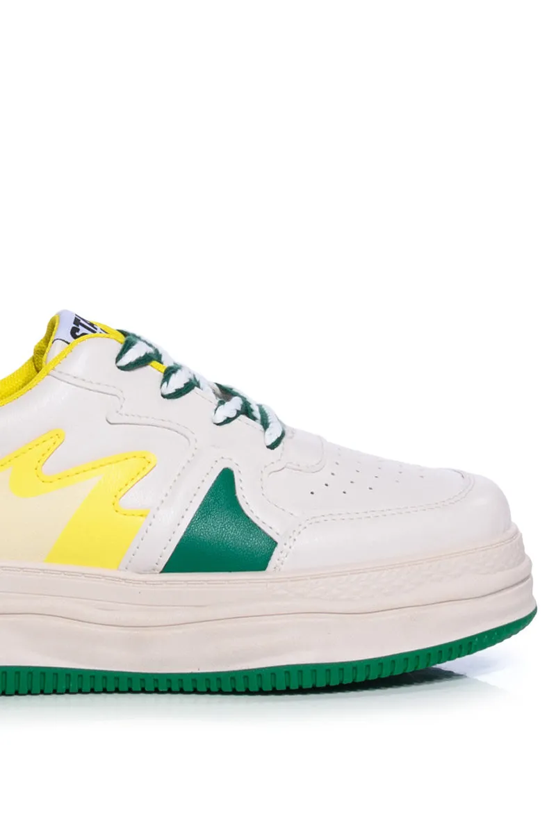 AZALEA WANG BIGGIE GREEN SNEAKER