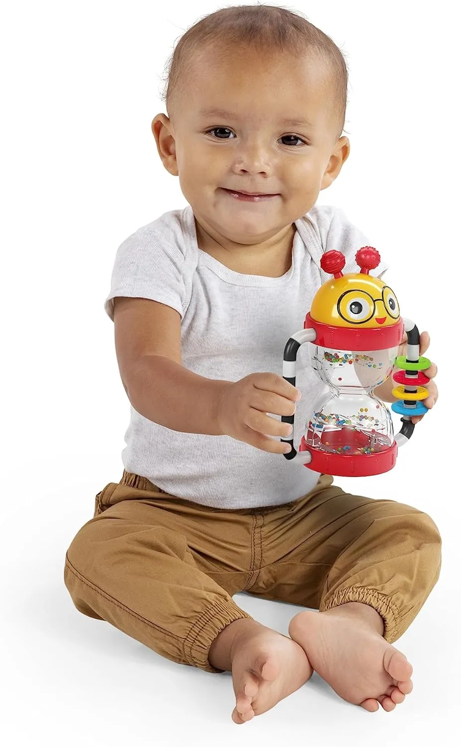 Baby Einstein Cal’s Sensory Shake-up Developmental Activity Rattle Toy