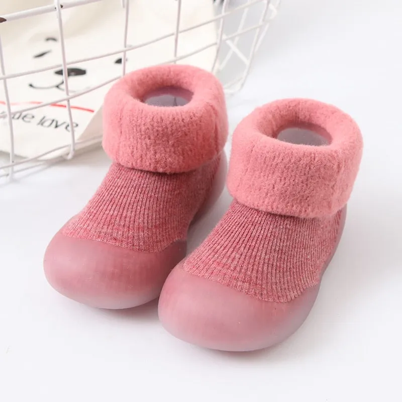 Baby Socks/ Girl Sneakers Newborn Indoor Shoes for 0-3 yrs