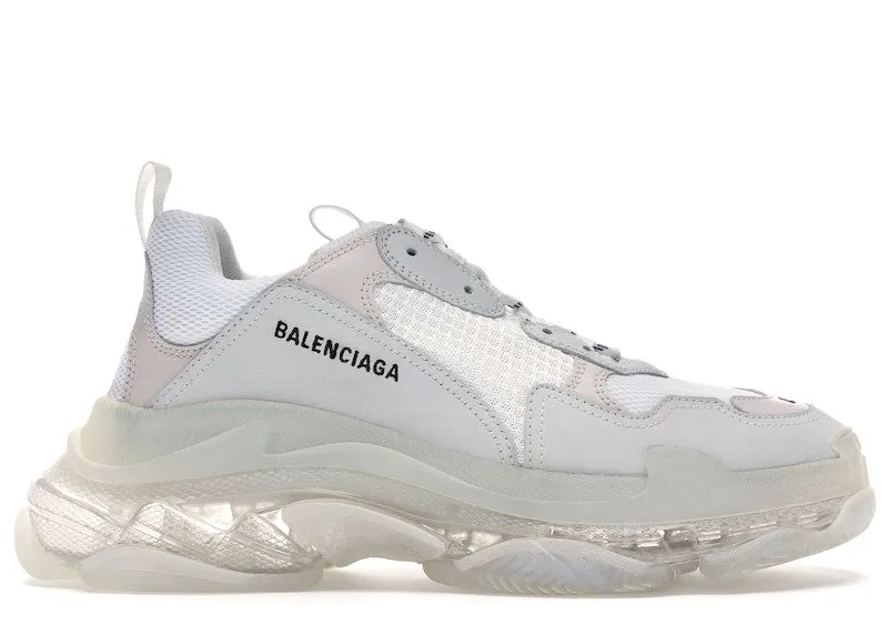 Balenciaga Triple S Clear Sole White