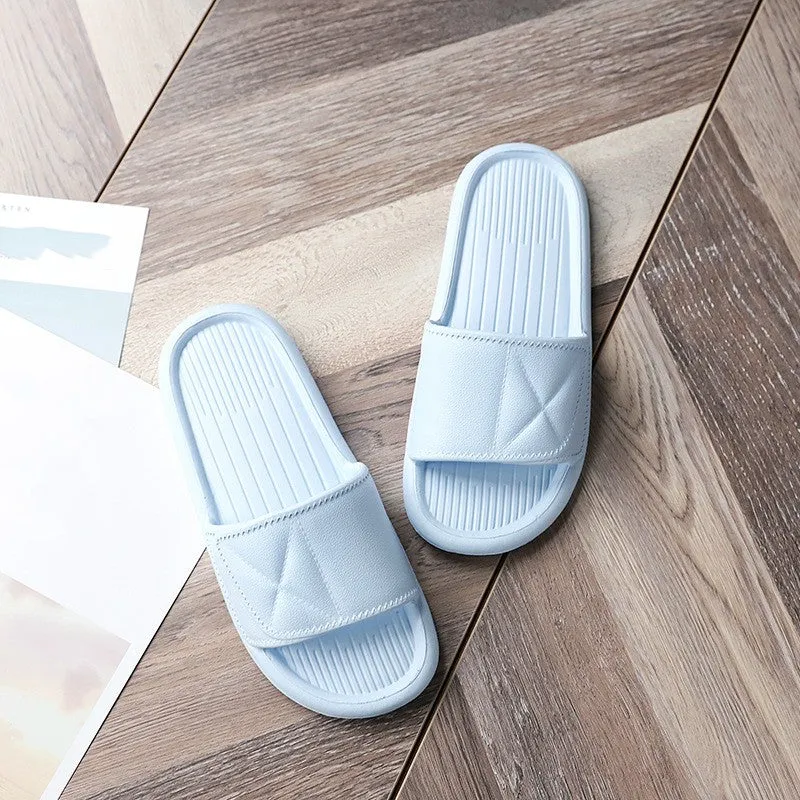 Bathroom Summer Indoor Flat Slippers Eva Material Simple Lightweight Slides