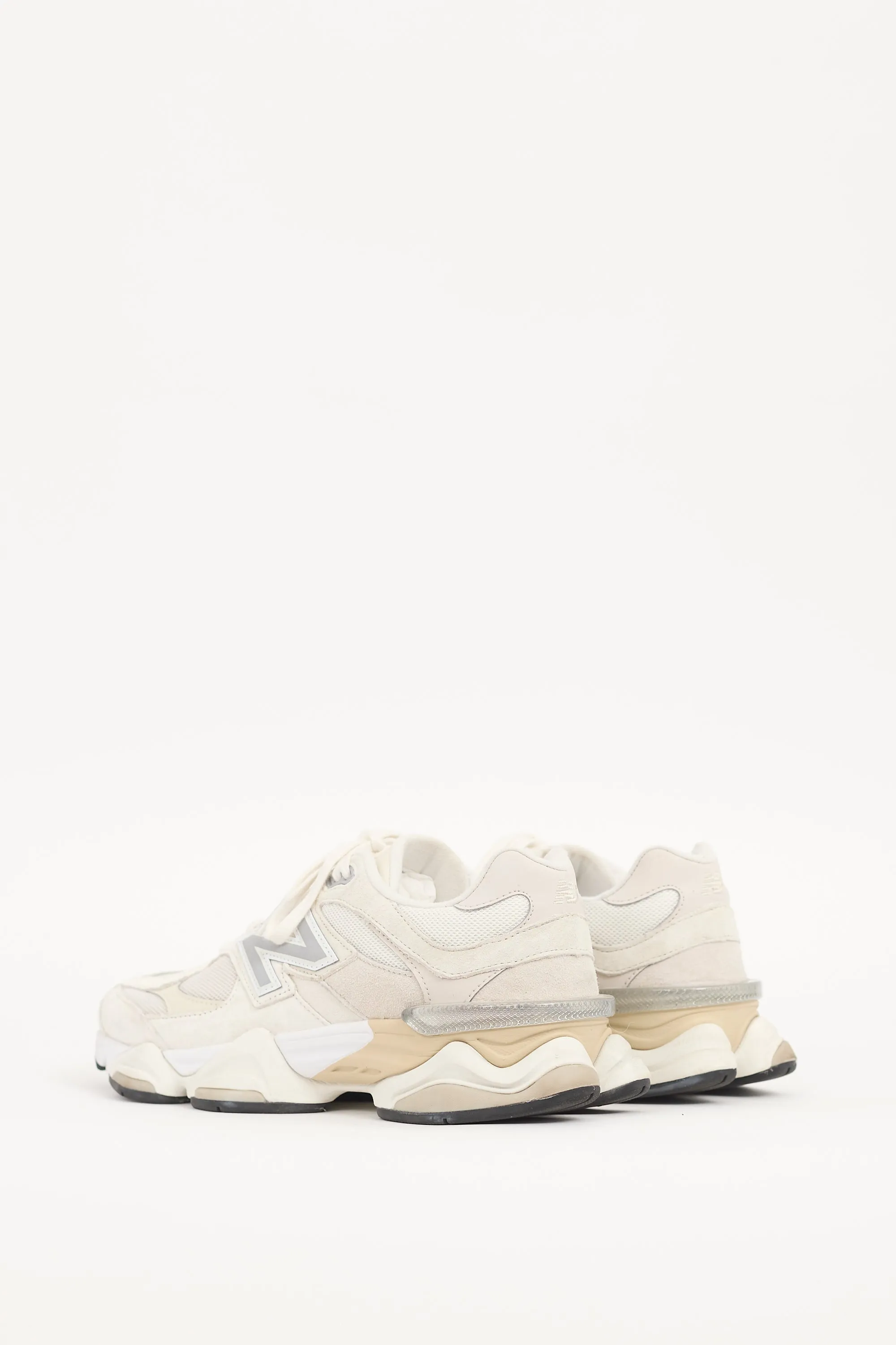 Beige Suede & Mesh 9060 Sneaker