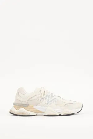 Beige Suede & Mesh 9060 Sneaker