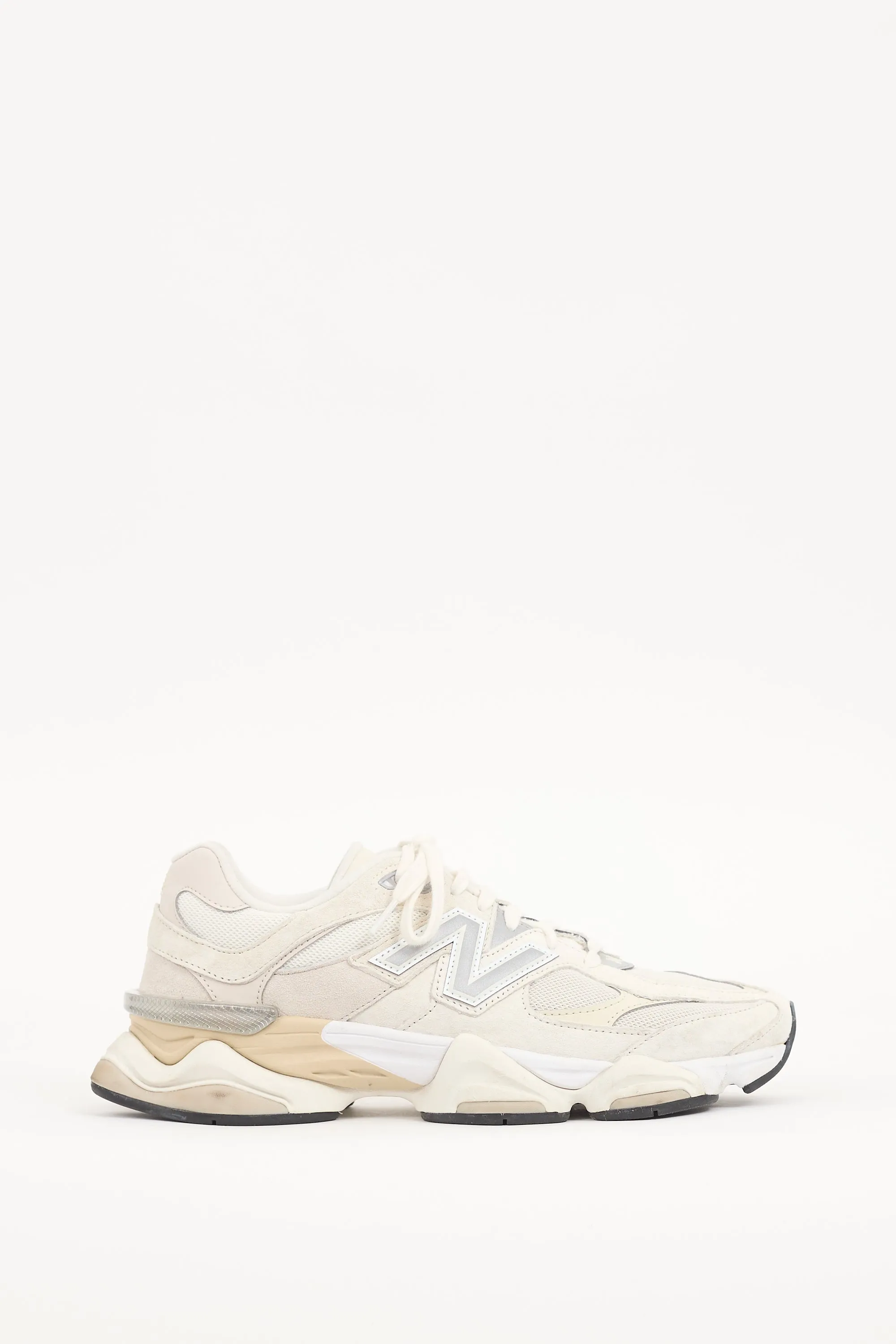 Beige Suede & Mesh 9060 Sneaker