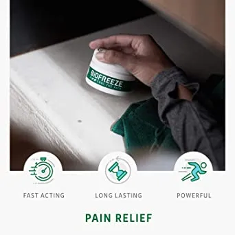 Biofreeze Arthritis Pain Relief Cream, Fast Acting, Long Lasting, & Powerful Topical Pain Reliever