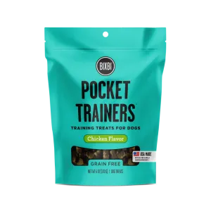 Bixbi Pocket Trainers Chicken Flavor Grain-Free Dog Treats, 6-oz bag