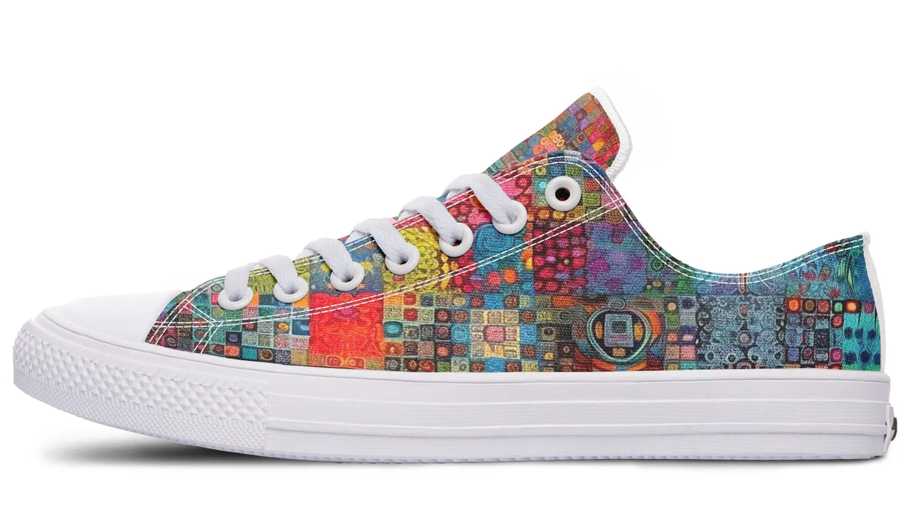 Blotter Patch Fuzz Low Top Shoes